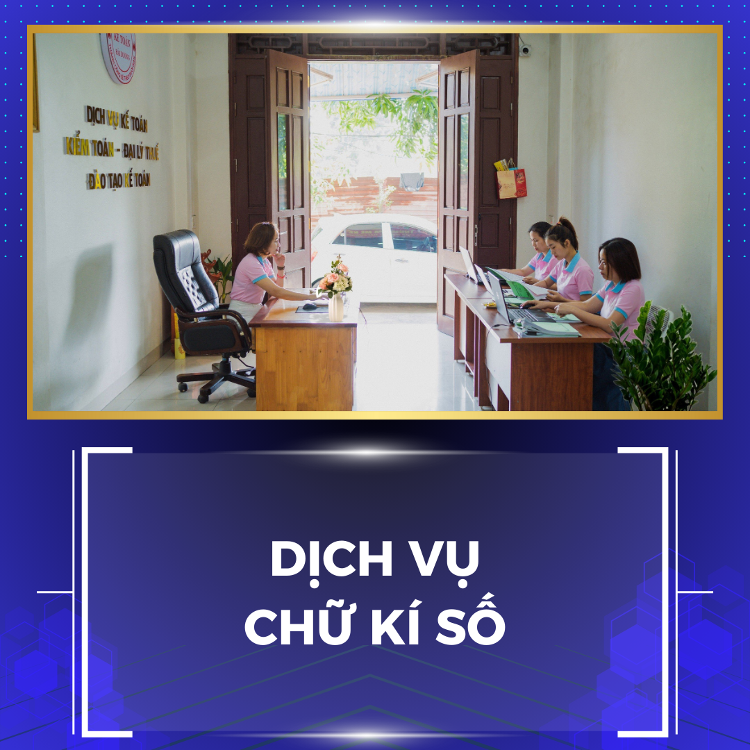 DỊCH VỤ CHỮ KÍ SỐ